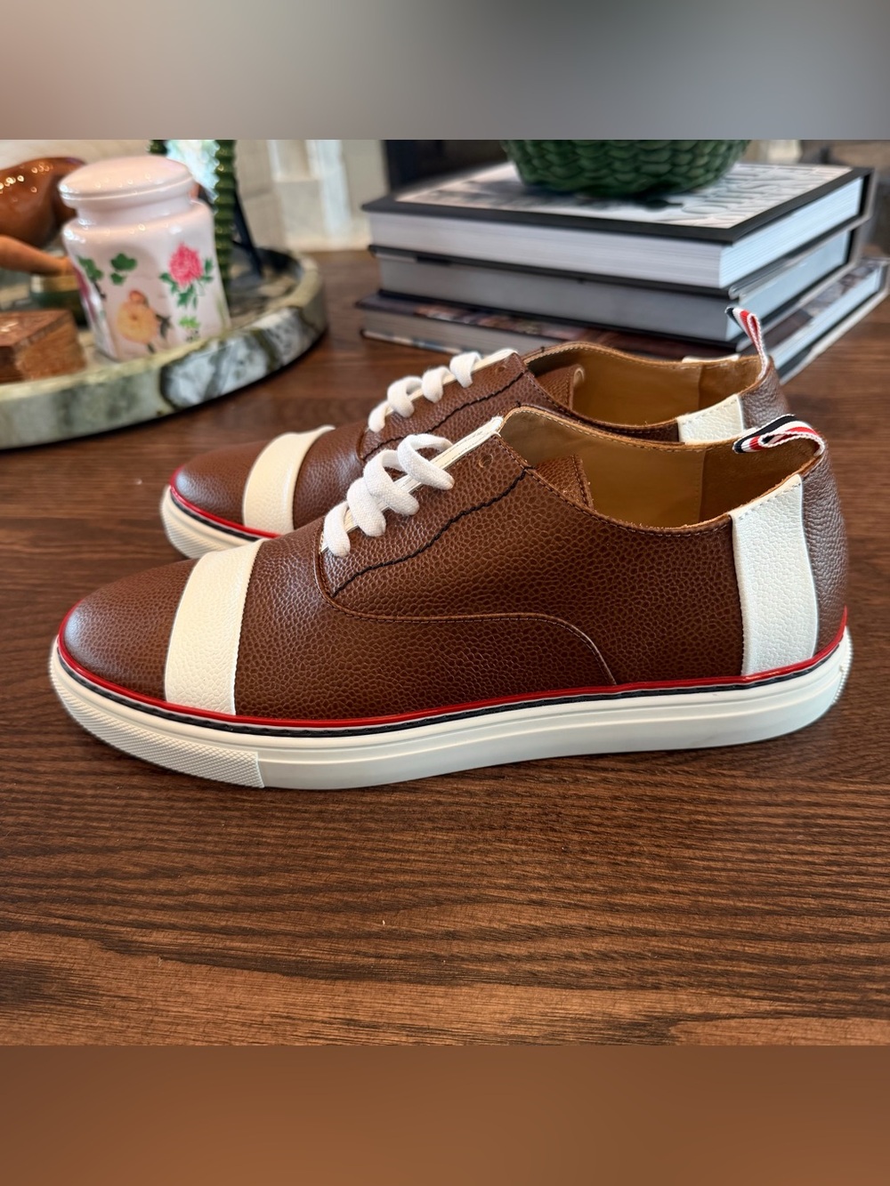 Thom Browne Leather Sneakers Size 41 - New!
